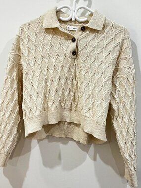 Collared Knit Sweater